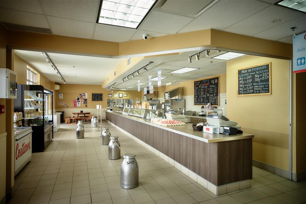 Laiterie coaticook intérieur
